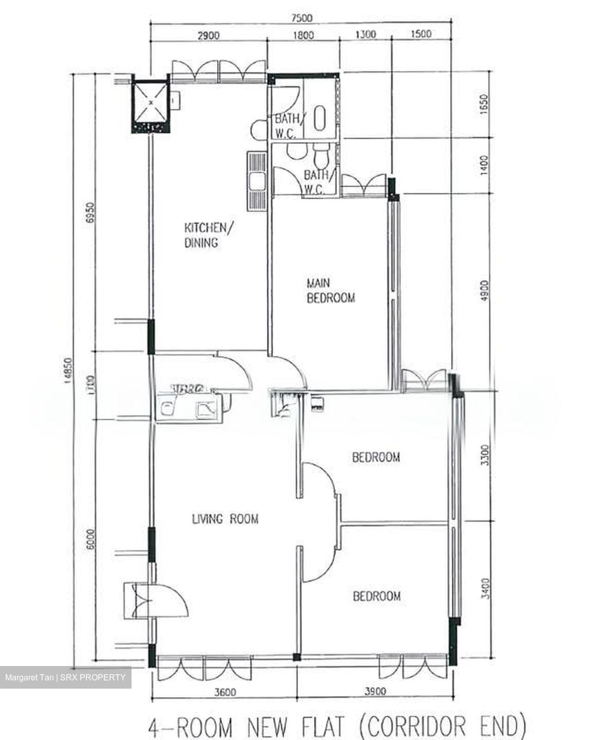 Blk 135 Bedok North Street 2 (Bedok), HDB 4 Rooms #601321571